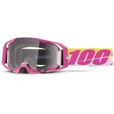100% ARmatic Goggles - Sellars - Pink/Yellow - Clear Lens 50059-00008