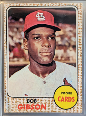 1968 Topps Bob Gibson #100