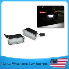 Pair Car Led License Plate Lights Assembly Kit For 2008-2019 Ford Fiesta Focus