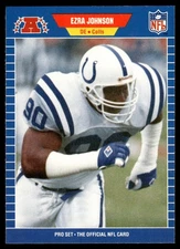 1989 Pro Set Ezra Johnson Indianapolis Colts #551