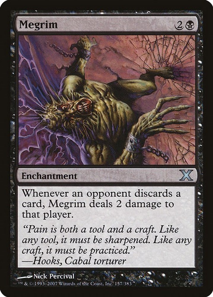 Megrim (157) ( NM) 10th Edition MTG 10E