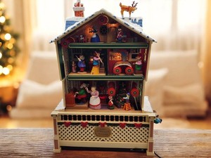 Mr Christmas Santas Musical Workshop | eBay