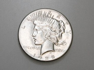 1928 P $1 PEACE SILVER ONE DOLLAR