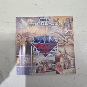 Sega Mega-CD Video Game 2 Disc Sega Classics Limited Edition & Road Avenger 1992
