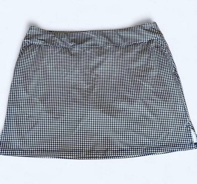 Vineyard Vines Performance Blue & White Gingham Women s Skort Skirt SZ XL