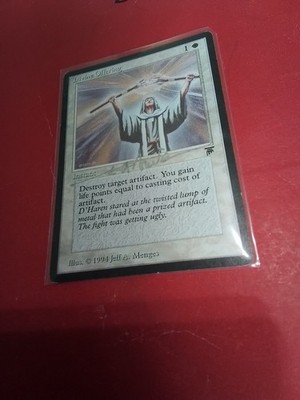 Autographed ''Divine Offering'' Legends Jeff A. Menges MTG Magic the Gathering