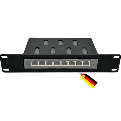Netgear GS308EP & TP-Link TL-SG108PE 10 Zoll rackmount Einbau-Rahmen Halterung
