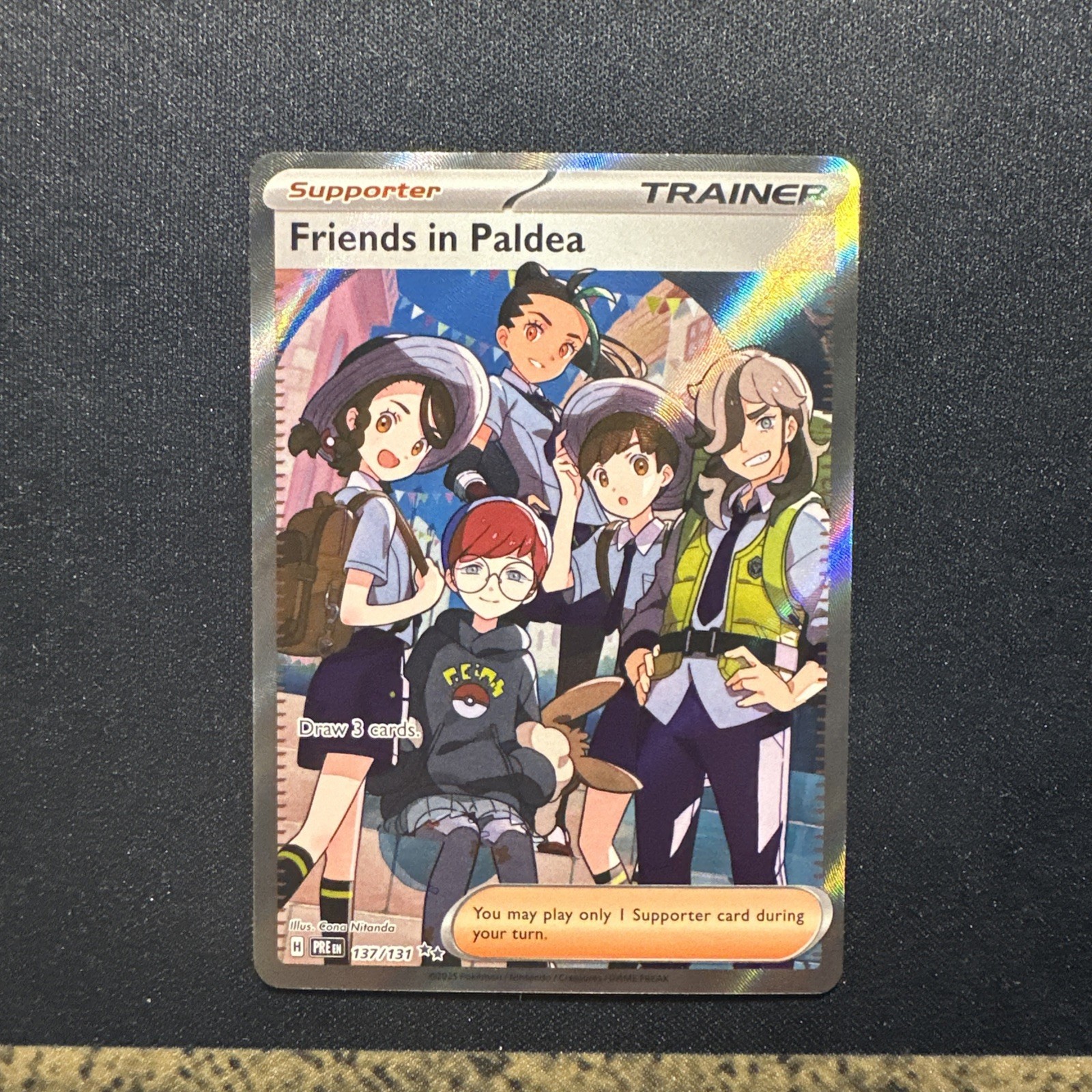 Friends in Paldea 137/131 Prismatic Evolutions Full Art Trainer Pokemon NM