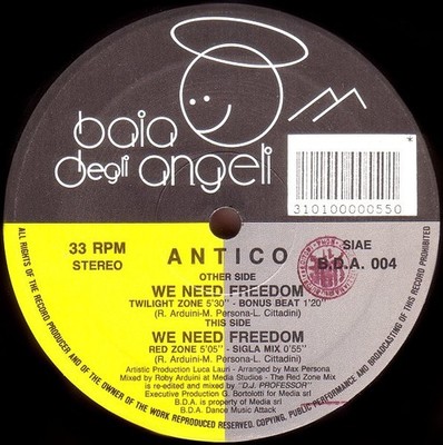 Antico - We Need Freedom, 12'', (Vinyl)