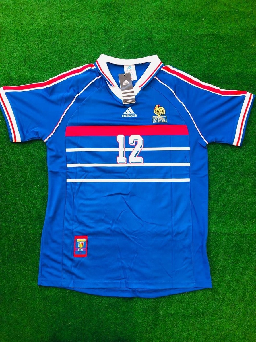 Thierry Henry France 1998 World Cup Retro Football Jersey | eBay