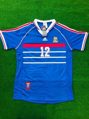 Thierry Henry France 1998 World Cup Retro Football Jersey | eBay