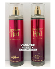 Bath  Body Works FOREVER RED Fine Fragrance Body Mist Spray 8 Oz 2 pack 