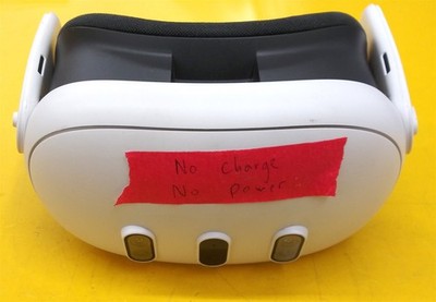       **DEFECTIVE** Meta Quest 3 S3A 128GB Virtual Reality VR Headset