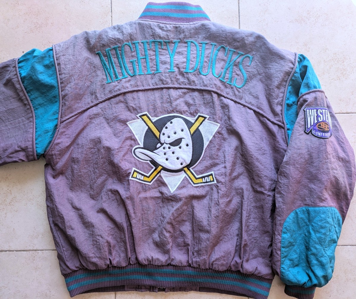 Veste Vintage Anaheim Mighty Ducks Années 90 - Broderie NHL, Taille XL, Collector