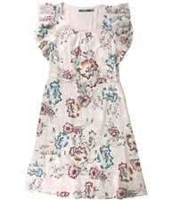 Ralph Lauren Womens Floral Midi Fit & Flare Dress, pinkmu, 10