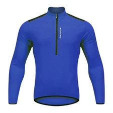 Men's Cycling Jersey Long Sleeve Quick Dry Breathable Mountain Bike Shirt