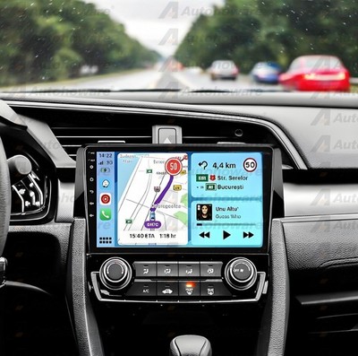 9'' Android 15 Car Radio GPS Navi Stereo 4+64G For Honda Civic 2016-2020 CarPlay