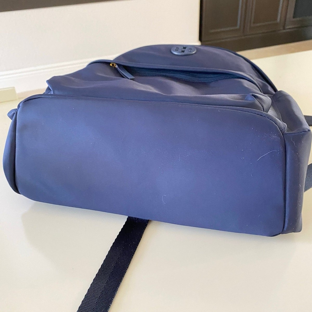Tory Burch Ella Nylon Backpack Bag In Tory Navy 88368 | eBay