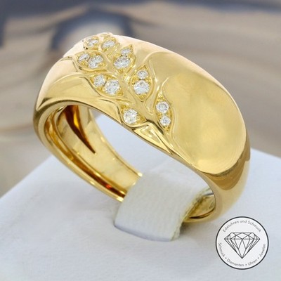 Wert 11.200,- Original Kat Florence Brillant Ring 750 / 18 Kt Gold massiv xxyy