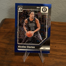 2024-25 Panini Donruss Optic Nicolas Claxton Blue Prizm /15 #170 Nets