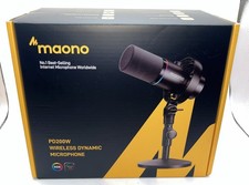 MAONO PD200WT Hybrid Wireless Podcast Microphone for PC Dynamic XLR USB Mic Stan