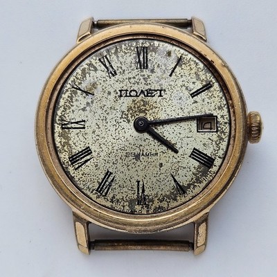 Vintage RARE BEATIFUL WATCH POLJOT AUTOMATIC 23 JEWELS ПОЛЕТ SOVIET