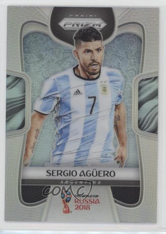 2018 Panini Prizm World Cup Silver Prizm Sergio Aguero #11 0z6