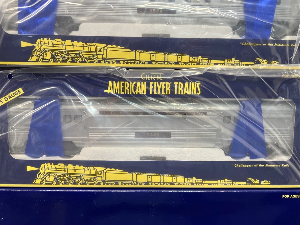 American Flyer 6-48975 S Scale Pennsylvania Railroad Passenger Set (Set of 2) LN - Image 3 of 4