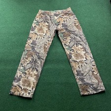 Vintage Realtree Camo Pants Mens 32 Brown Camouflage Hunting Fishing FITS 31x29