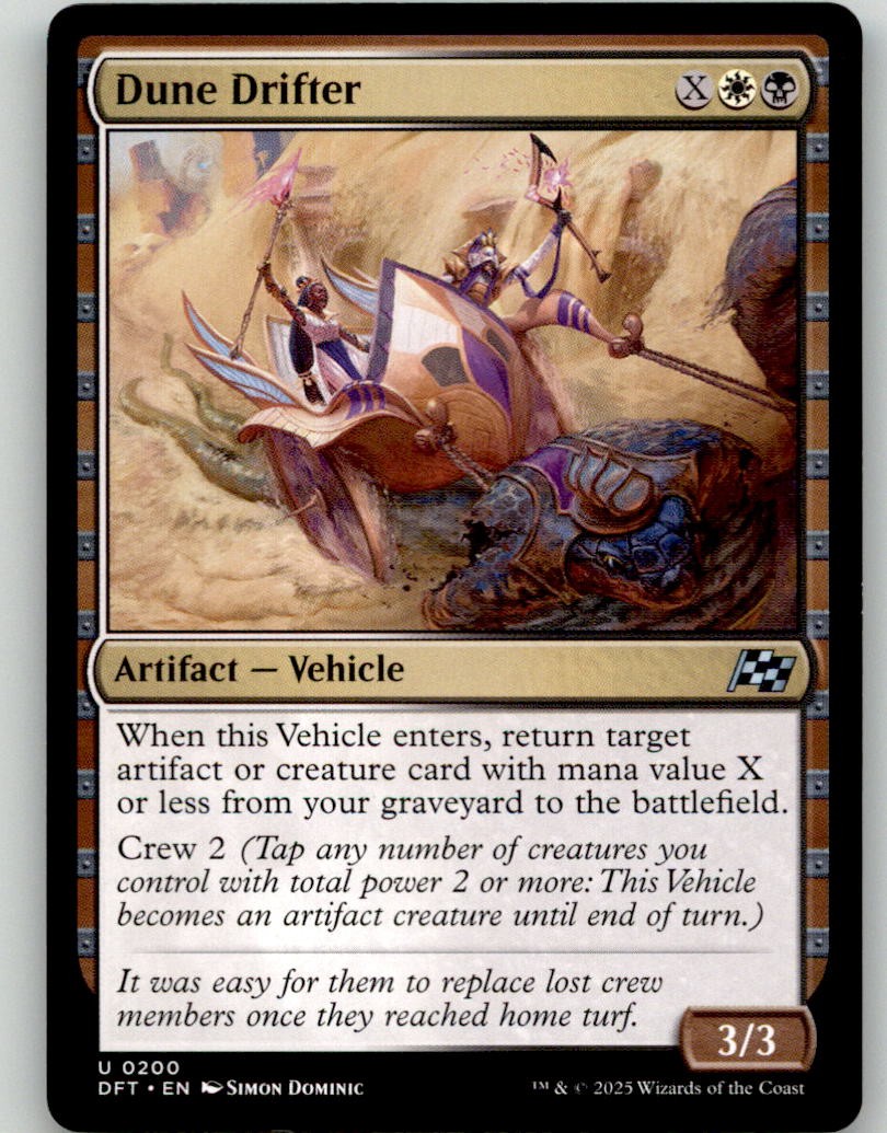 Dune Drifter 200 Uncommon Aetherdrift Magic: The Gathering Lightly Played