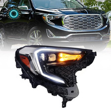 Full LED Headlight Assembly Compatible with GMC Terrain 2018 2019 2020 2021 Fac