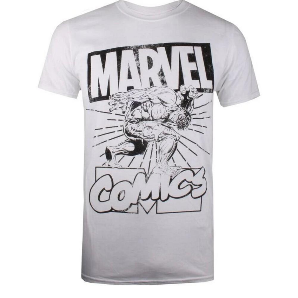 ALTRA T Shirt The Hulk Marvel (Taglia M) Uomo Lift White Top Nuova