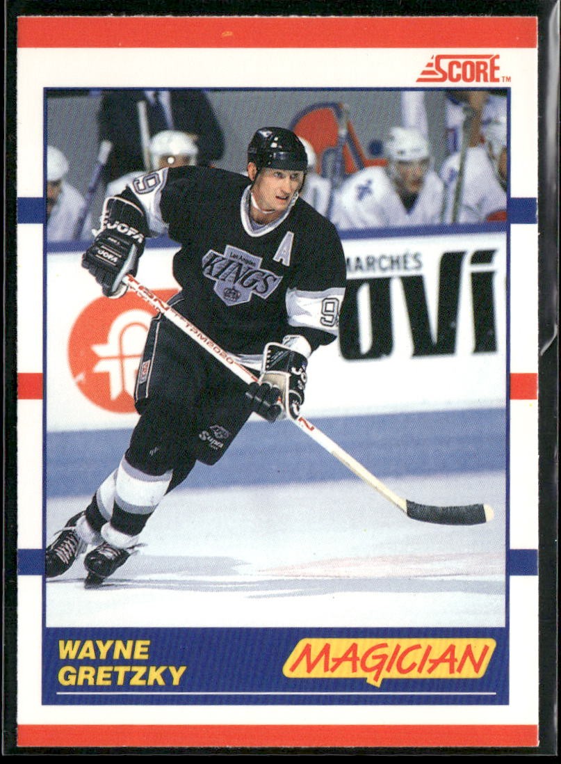 1990-91 Score Canadian #338 Wayne Gretzky 1Q