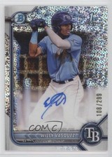 2022 Bowman Chrome Prospect Speckle Refractor 108/299 Willy Vasquez Auto 1fv2