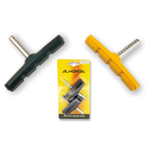 Set Di 4 Supporti Dritti Gialli Per Bici Accessori Ricambi