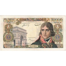 [#376837] France, 10000 Francs, Bonaparte, 1956-09-06, P.36, AU