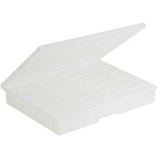 Plano 5324-30 Compartment Box With 24 Compartments, Plastic, 2 1/4 In H X 14