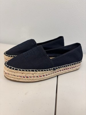 Tommy Hilfiger Women's Espadrilles DW6 Space Blue Size 9