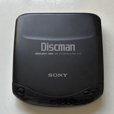 Sony Discman D-131 Mega Bass Compact Disc Player / CD-Player - Schwarz