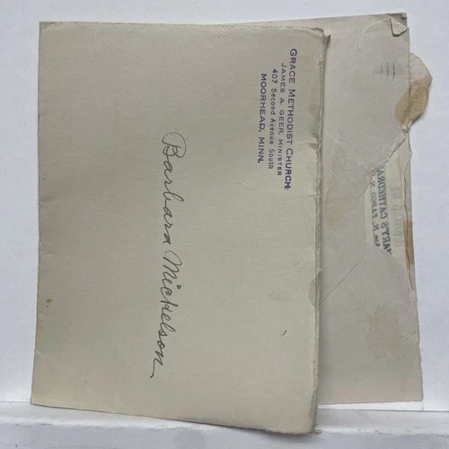 Lot Of 2 Letters Of Religious Membership And Baptism