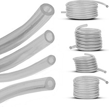 4 Sizes Petrol Fuel Gas Line Pipe Hose Tubing For String 4 Sizes Clear 4pc