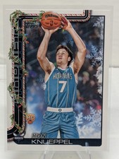 2025-26 Topps Holiday - Kon Knueppel #H164 (RC) HAS A LINE DOWN MIDDLE