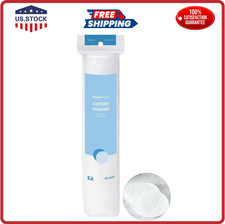 Hypoallergenic 100 Cotton Rounds for Makeup Removal and Skincare, 100 Ct,1 Pack