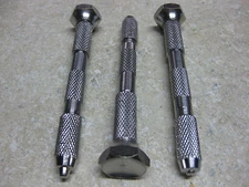 SWIVEL HEAD PIN VISE 3pc MILLED FROM SOLID BAR STOCK NOT ROLL STEEL