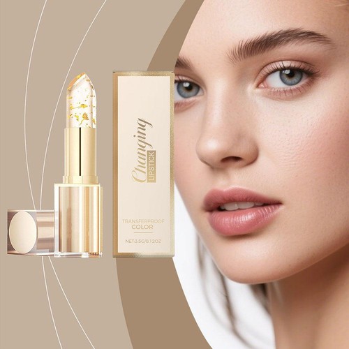 Transferproof Color Changing Lipstick, Warm Change Glossy Lip Gloss for Women~~