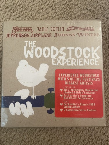 Brand New--THE WOODSTOCK EXPERIENCE 10 CD Box Set (Janis Joplin, Santana, Sly)