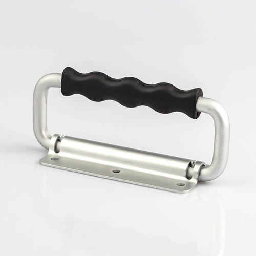 Aluminium Un-Sprung Surface Mount Chest Handle with Moulded Grip - Picture 5 of 8