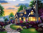 Cottage 5D Features Diamond Painting Cross Stitch Kits