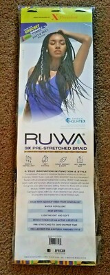 Sensationnel 3X Ruwa Pre-Stretched X-Pression Aquatex Kanekalon Hair Braid 24''