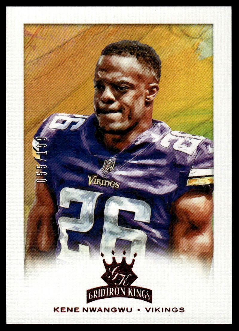 2021 Panini Chronicles #GK-20 Kene Nwangwu Gridiron Kings
